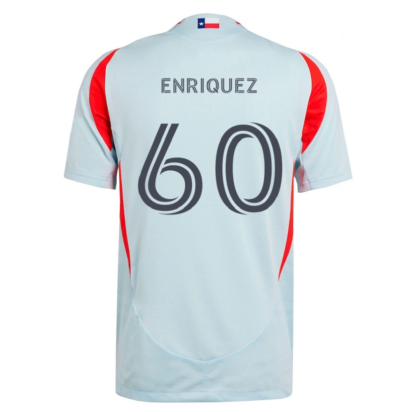 Danxen Criança Camisola Fabian Enriquez #60 Cinza Escuro Branco Vermelho Alternativa 2026/27 Camisa Brasil