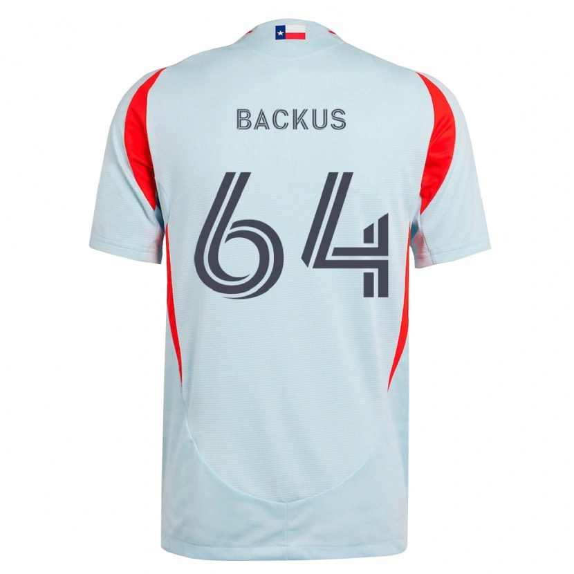 Danxen Criança Camisola Braeden Backus #64 Cinza Escuro Branco Vermelho Alternativa 2026/27 Camisa Brasil