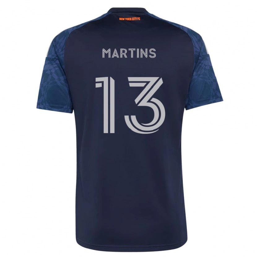 Danxen Criança Camisola Thiago Martins #13 Azul Profundo Branco Alternativa 2026/27 Camisa Brasil