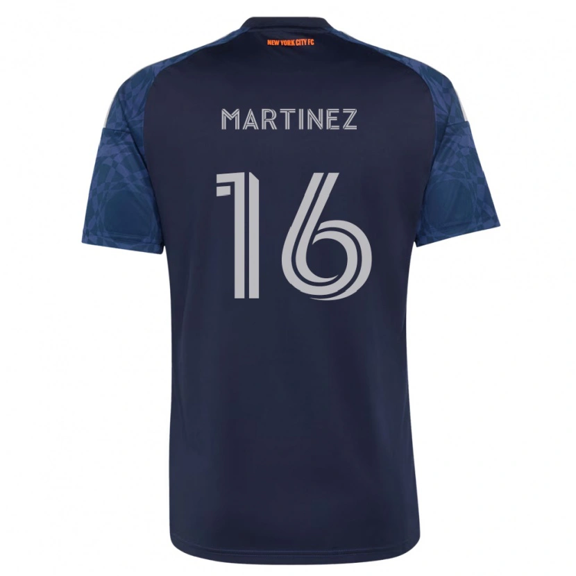 Danxen Criança Camisola Alonso Martínez #16 Azul Profundo Branco Alternativa 2026/27 Camisa Brasil