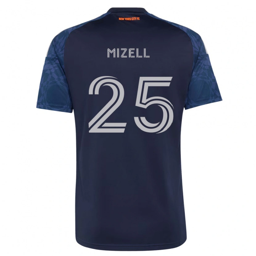 Danxen Criança Camisola Cody Mizell #25 Azul Profundo Branco Alternativa 2026/27 Camisa Brasil
