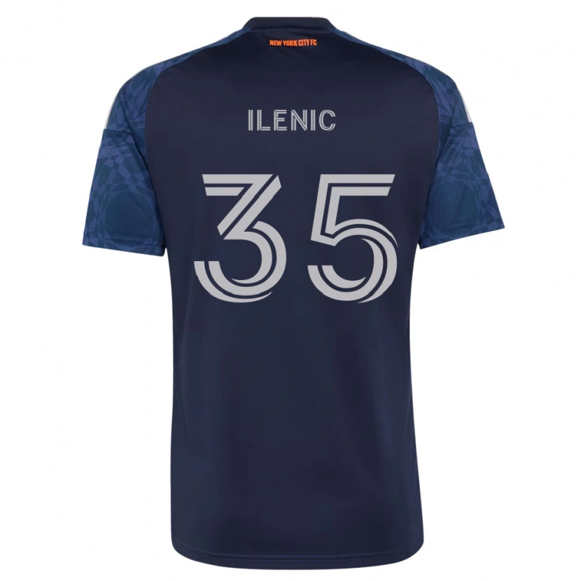 Danxen Criança Camisola Mitja Ilenic #35 Azul Profundo Branco Alternativa 2026/27 Camisa Brasil