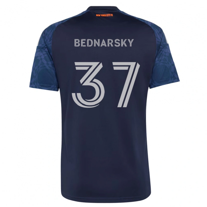 Danxen Criança Camisola Stevo Bednarsky #37 Azul Profundo Branco Alternativa 2026/27 Camisa Brasil