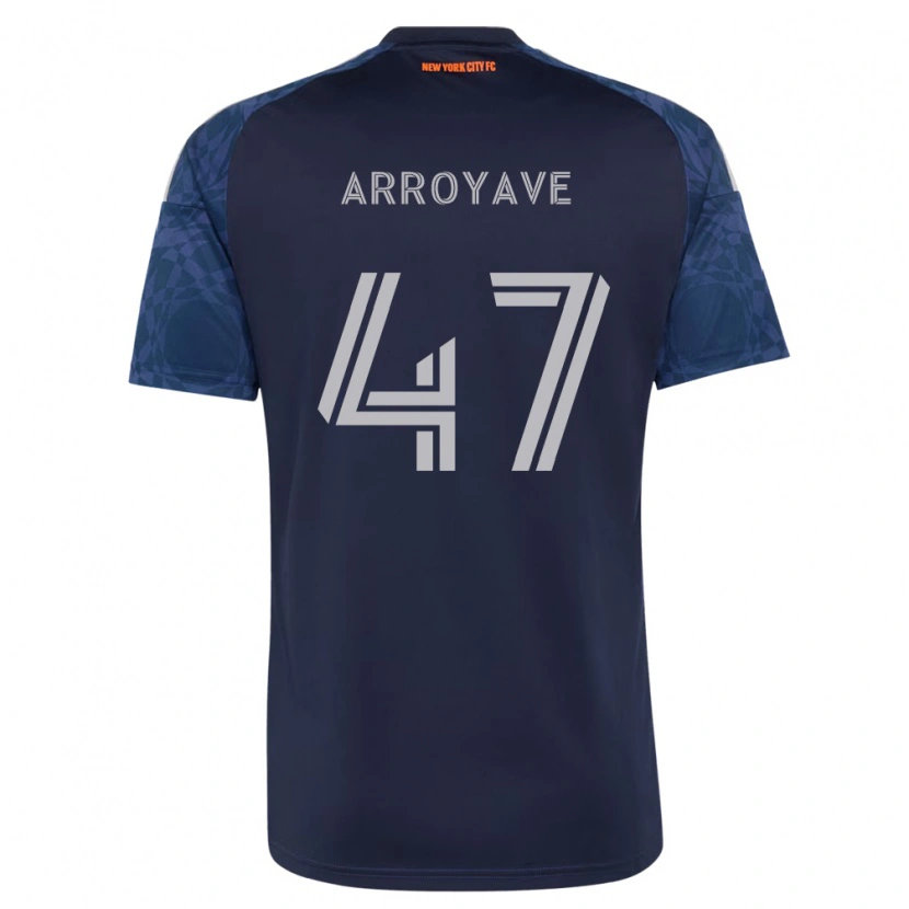 Danxen Criança Camisola Jacob Arroyave #47 Azul Profundo Branco Alternativa 2026/27 Camisa Brasil