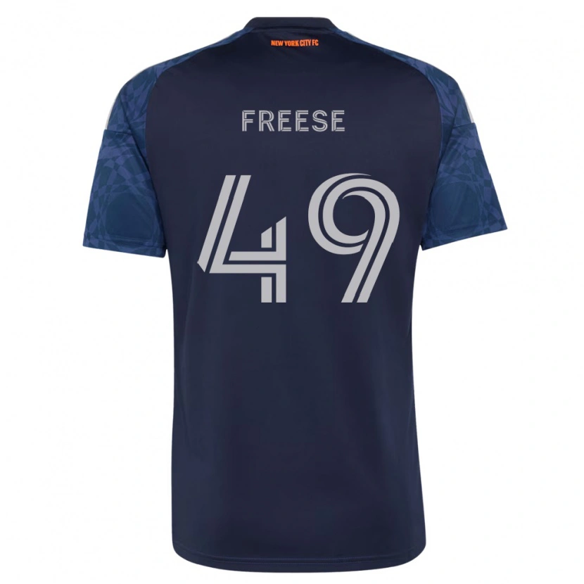 Danxen Criança Camisola Matt Freese #49 Azul Profundo Branco Alternativa 2026/27 Camisa Brasil