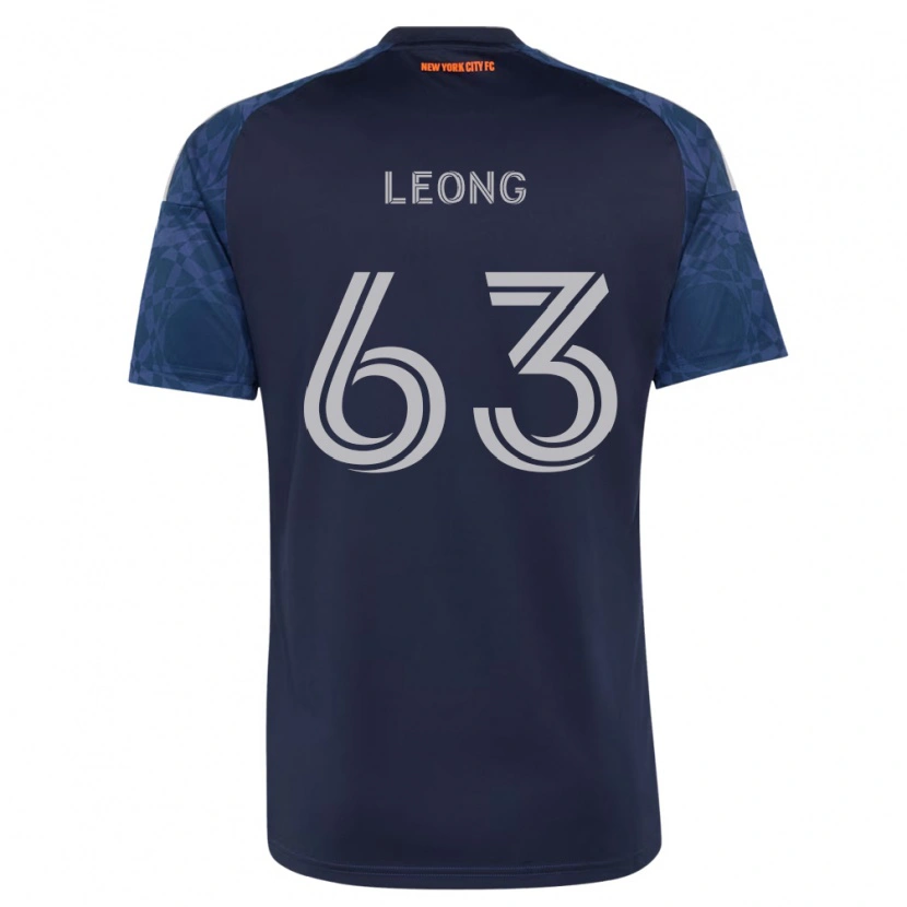 Danxen Criança Camisola Matthew Leong #63 Azul Profundo Branco Alternativa 2026/27 Camisa Brasil