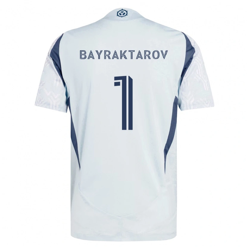 Danxen Criança Camisola Alex Bayraktarov #1 Azul Branco Cinza Alternativa 2026/27 Camisa Brasil