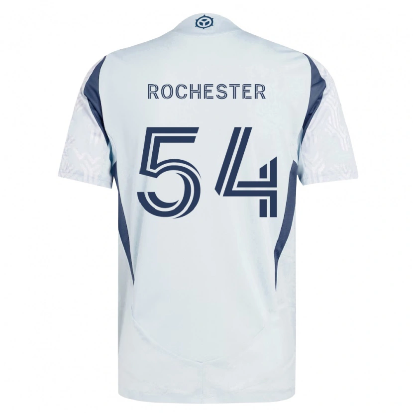 Danxen Criança Camisola Lamonth Rochester #54 Azul Branco Cinza Alternativa 2026/27 Camisa Brasil