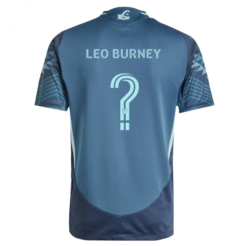 Danxen Criança Camisola Leo Burney #0 Azul Marinho Verde Alternativa 2026/27 Camisa Brasil