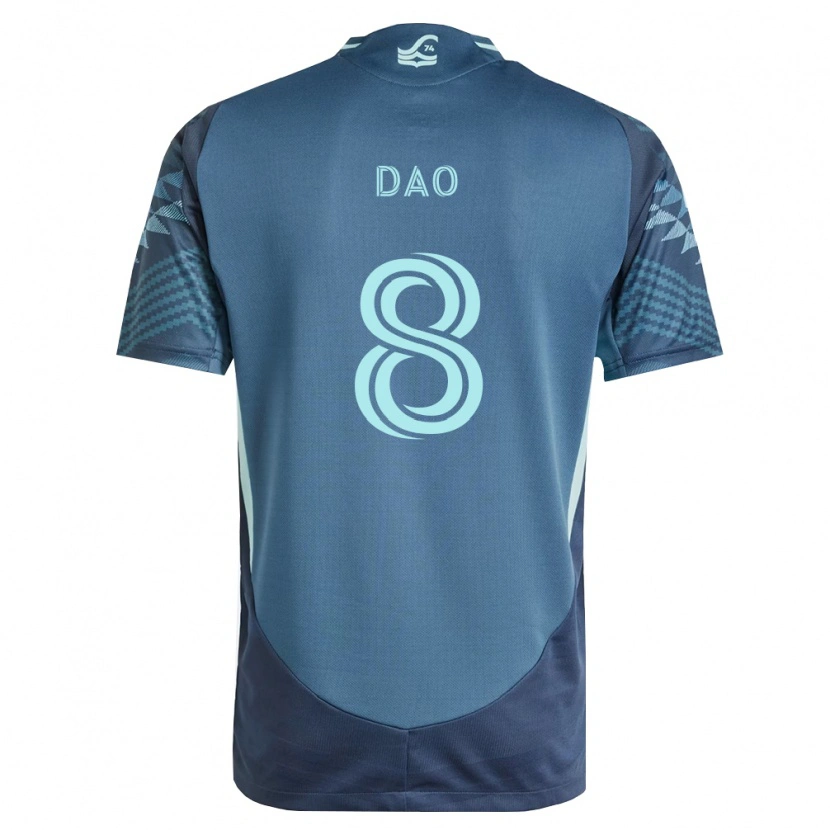Danxen Criança Camisola Kaylee Dao #8 Azul Marinho Verde Alternativa 2026/27 Camisa Brasil