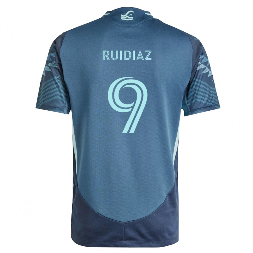 Danxen Criança Camisola Raúl Ruidíaz #9 Azul Marinho Verde Alternativa 2026/27 Camisa Brasil