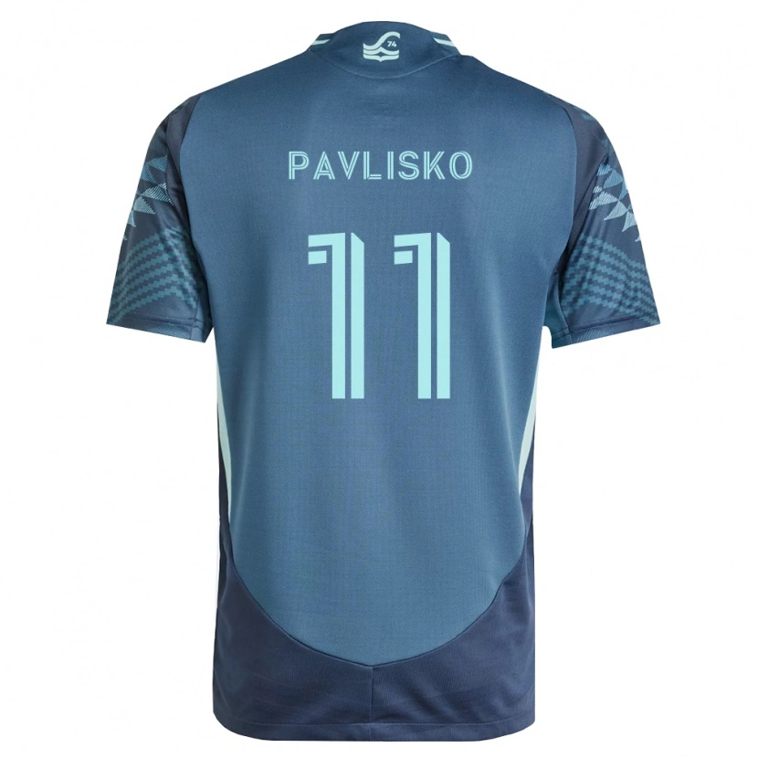 Danxen Criança Camisola Kirsten Pavlisko #11 Azul Marinho Verde Alternativa 2026/27 Camisa Brasil