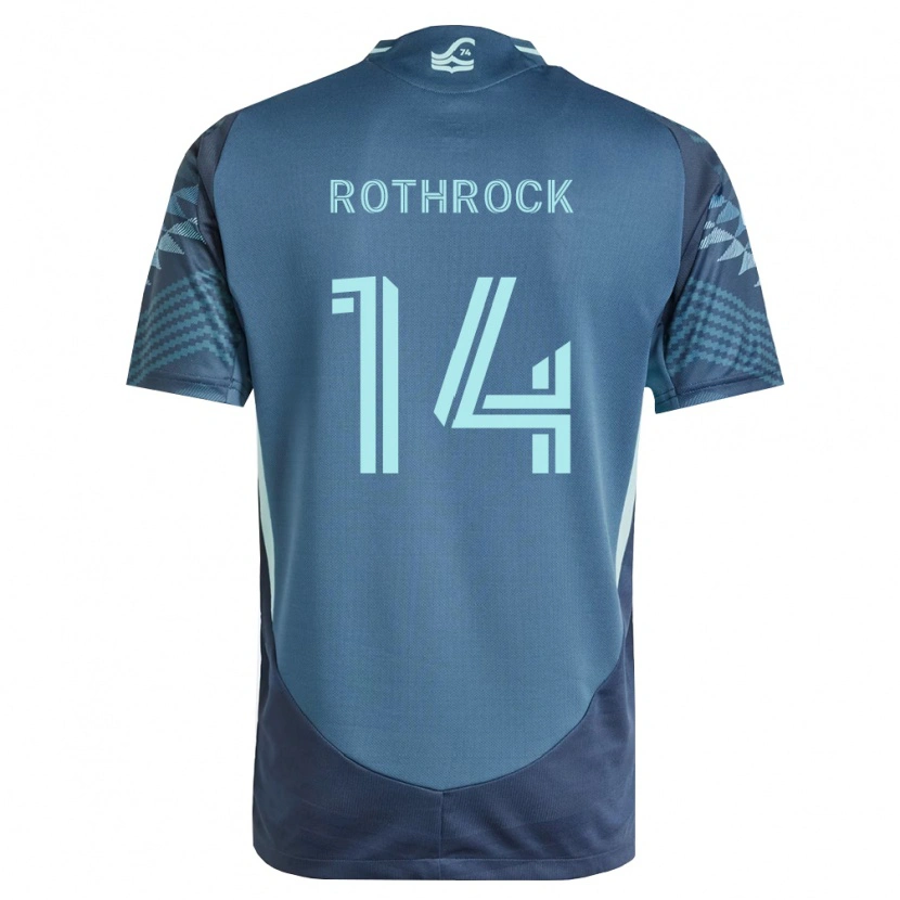Danxen Criança Camisola Paul Rothrock #14 Azul Marinho Verde Alternativa 2026/27 Camisa Brasil