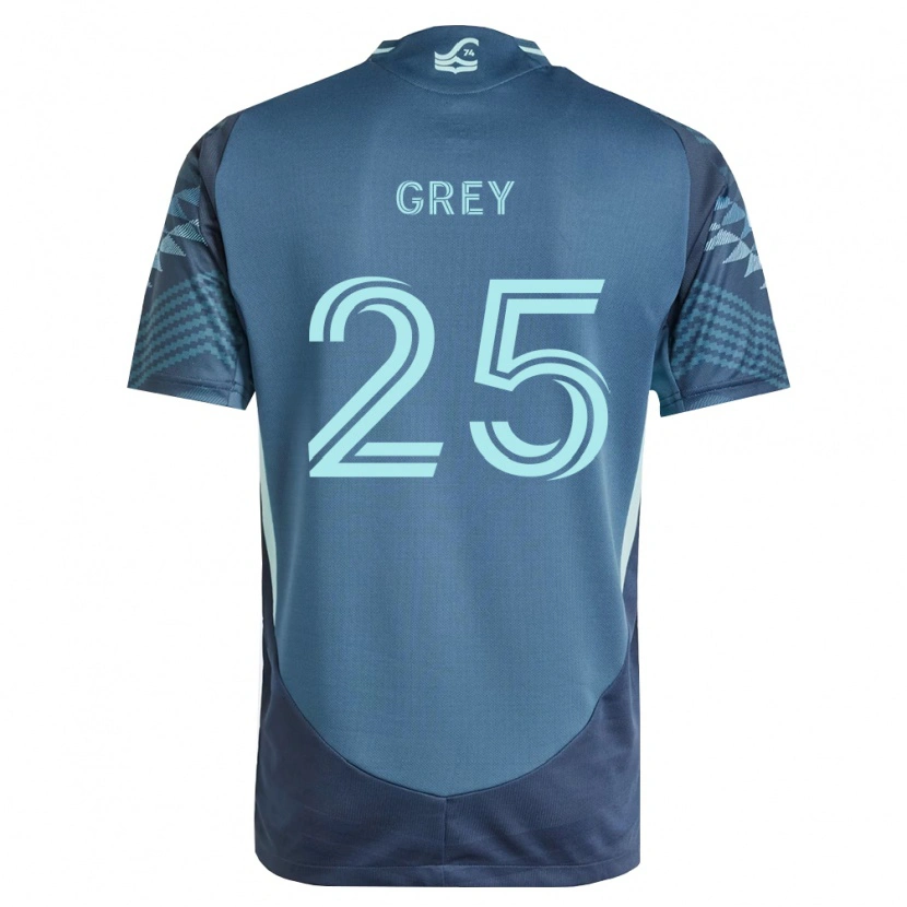 Danxen Criança Camisola Mireya Grey #25 Azul Marinho Verde Alternativa 2026/27 Camisa Brasil