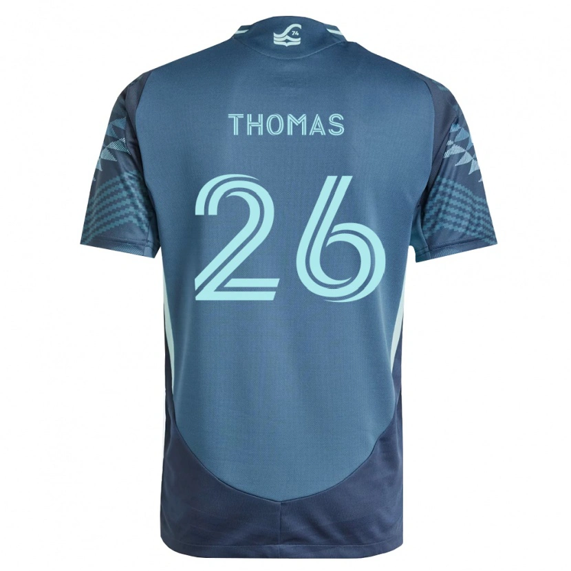 Danxen Criança Camisola Andrew Thomas #26 Azul Marinho Verde Alternativa 2026/27 Camisa Brasil