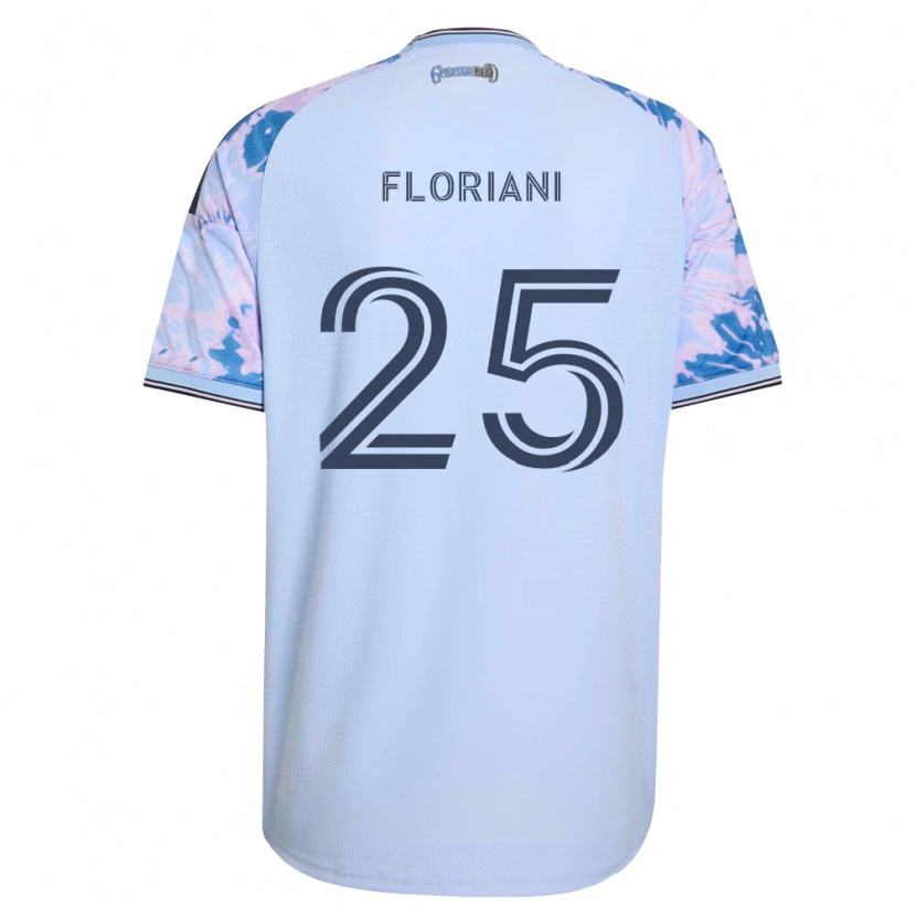 Danxen Criança Camisola Max Floriani #25 Azul Real Branco Preto Alternativa 2026/27 Camisa Brasil