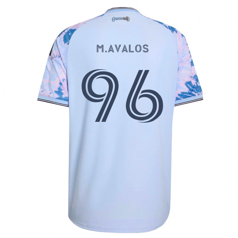 Danxen Criança Camisola Marcelo Ávalos #96 Azul Real Branco Preto Alternativa 2026/27 Camisa Brasil