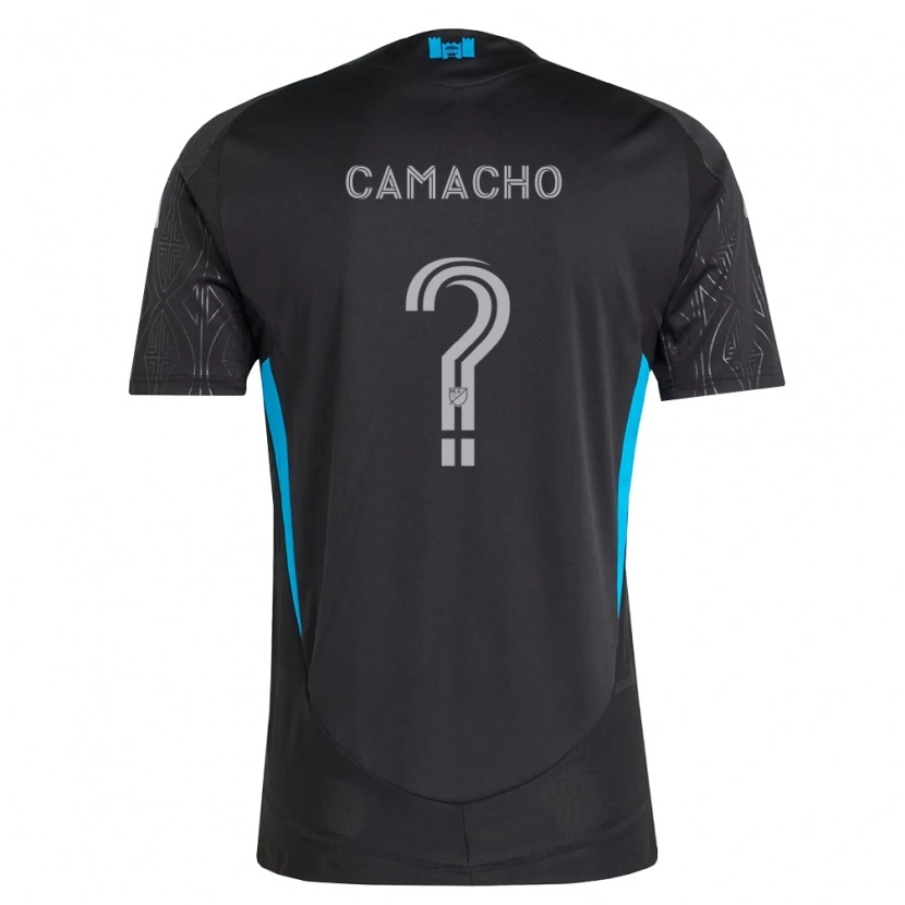 Danxen Criança Camisola Jaydus Camacho #0 Preto Branco Azul Celeste Alternativa 2026/27 Camisa Brasil