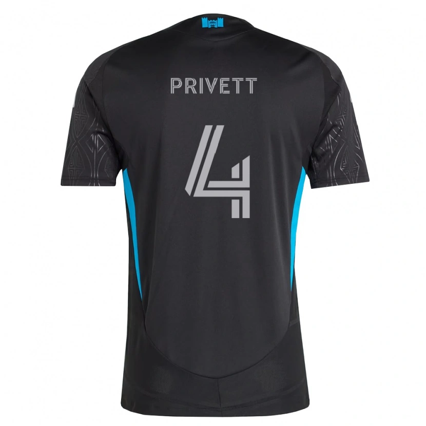 Danxen Criança Camisola Andrew Privett #4 Preto Branco Azul Celeste Alternativa 2026/27 Camisa Brasil