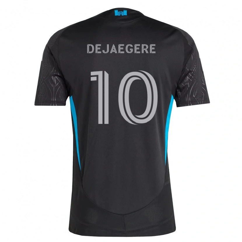 Danxen Criança Camisola Brecht Dejaegere #10 Preto Branco Azul Celeste Alternativa 2026/27 Camisa Brasil