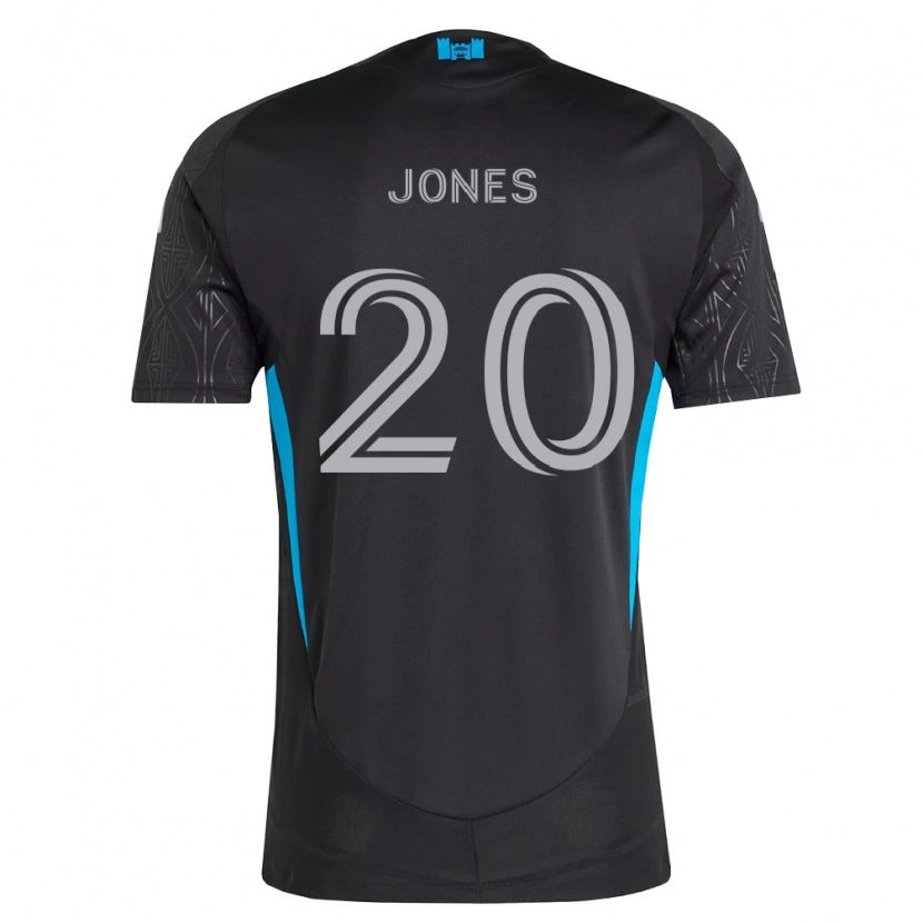 Danxen Criança Camisola Derrick Jones #20 Preto Branco Azul Celeste Alternativa 2026/27 Camisa Brasil