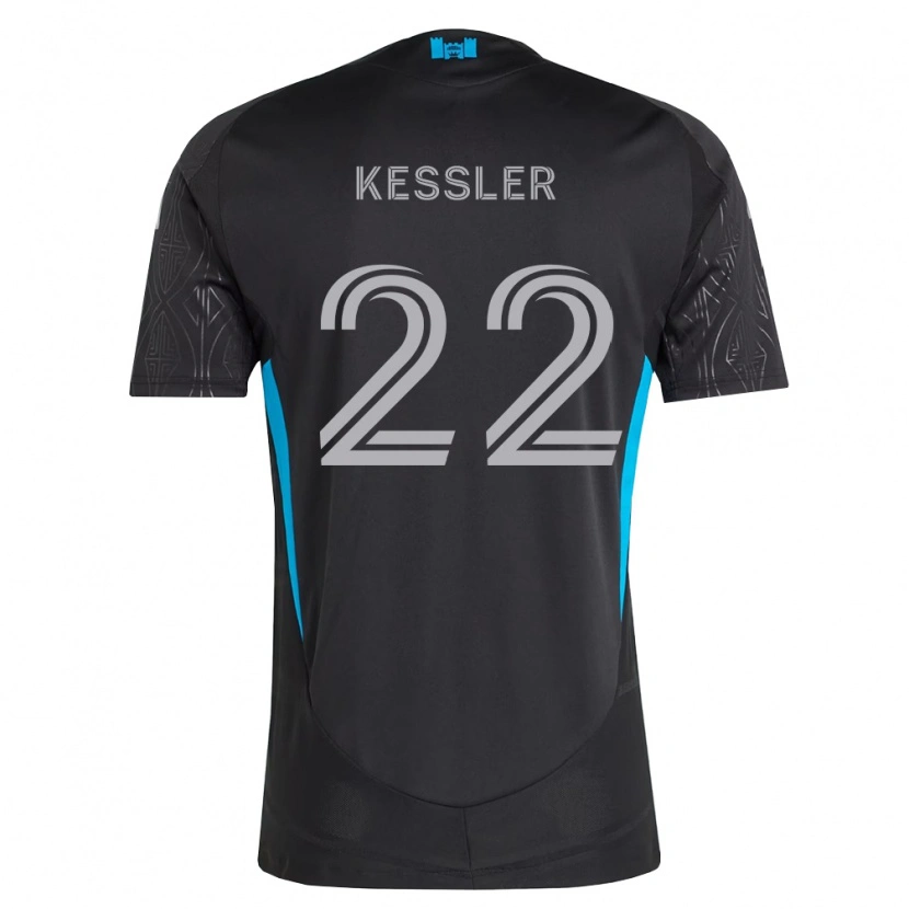 Danxen Criança Camisola Henry Kessler #22 Preto Branco Azul Celeste Alternativa 2026/27 Camisa Brasil