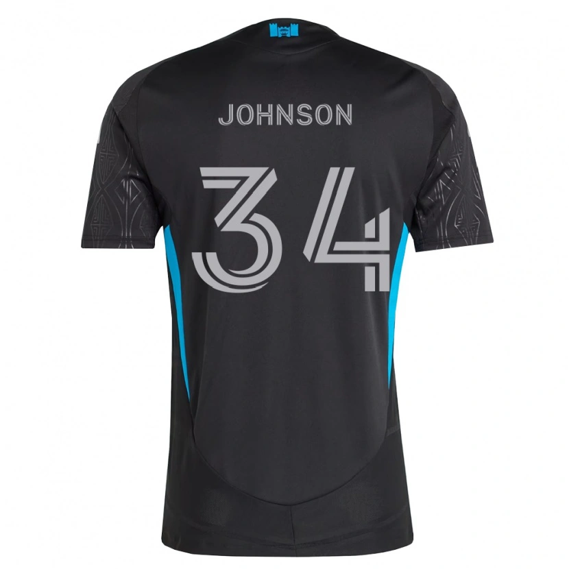 Danxen Criança Camisola Andrew Johnson #34 Preto Branco Azul Celeste Alternativa 2026/27 Camisa Brasil