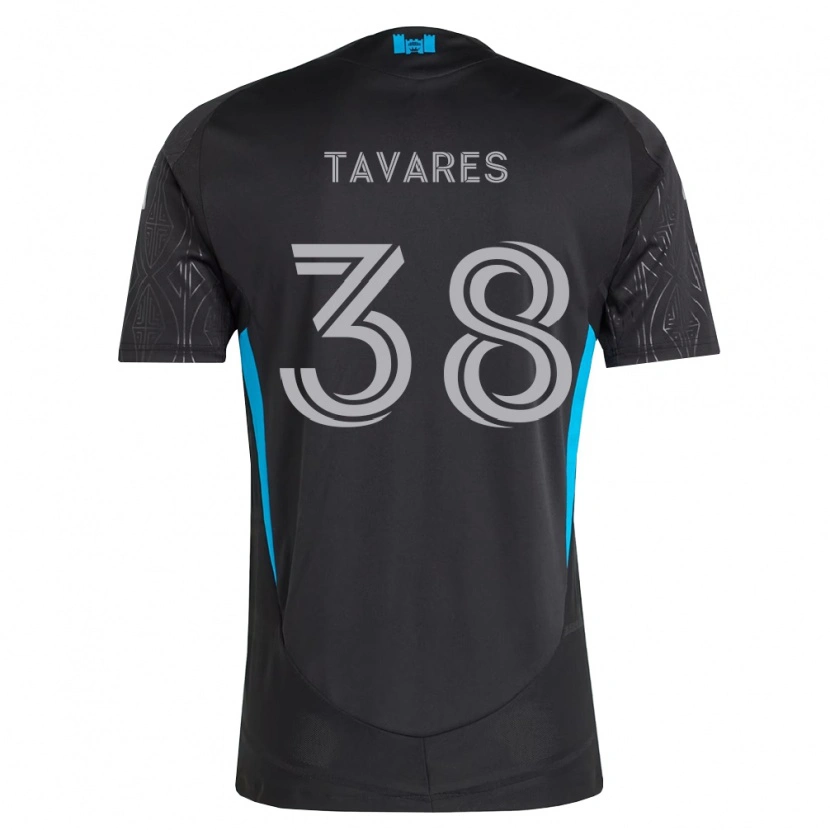 Danxen Criança Camisola Iuri Tavares #38 Preto Branco Azul Celeste Alternativa 2026/27 Camisa Brasil