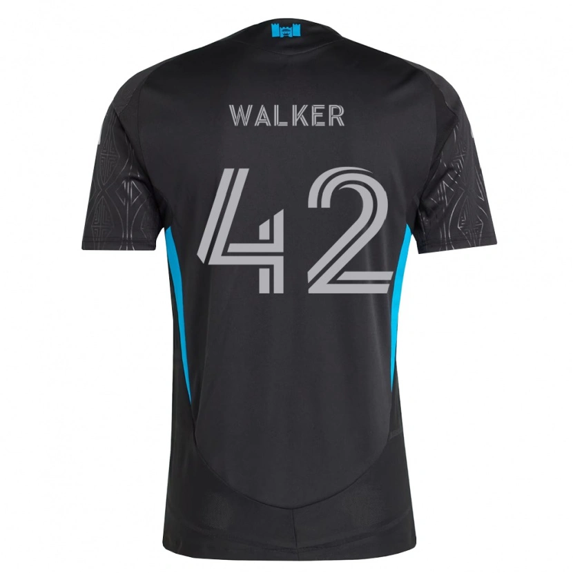 Danxen Criança Camisola Isaac Walker #42 Preto Branco Azul Celeste Alternativa 2026/27 Camisa Brasil