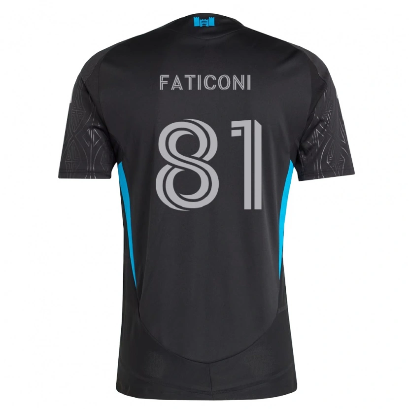 Danxen Criança Camisola Trey Faticoni #81 Preto Branco Azul Celeste Alternativa 2026/27 Camisa Brasil