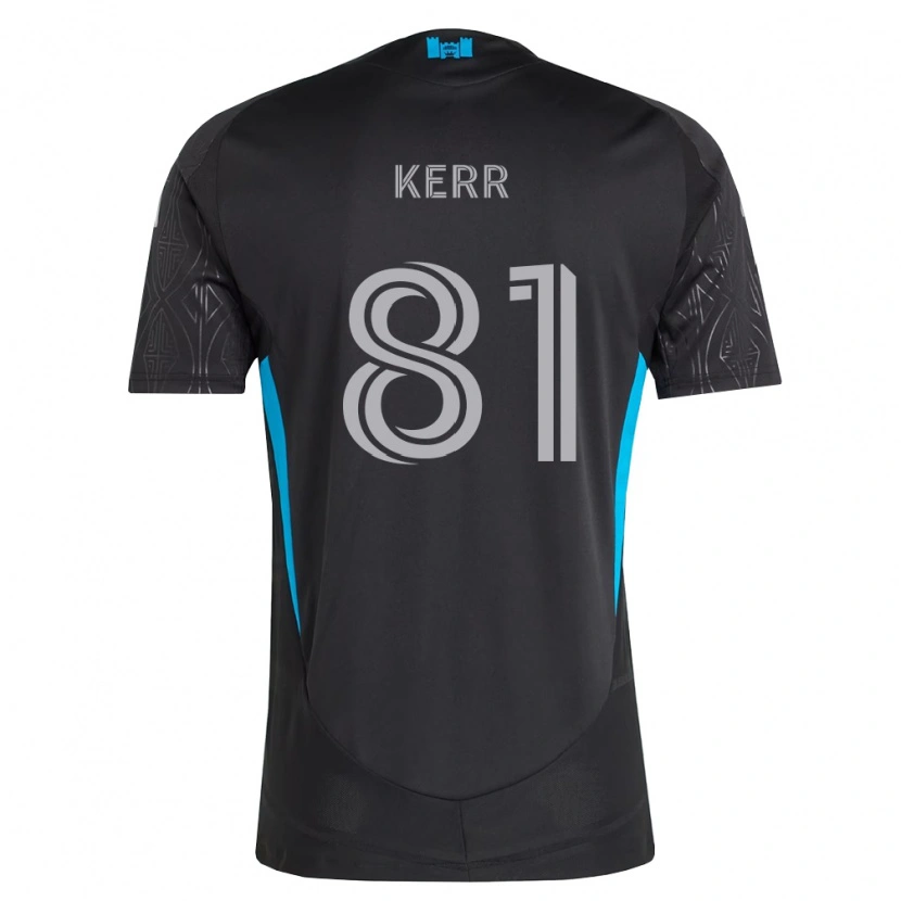 Danxen Criança Camisola Keegan Kerr #81 Preto Branco Azul Celeste Alternativa 2026/27 Camisa Brasil