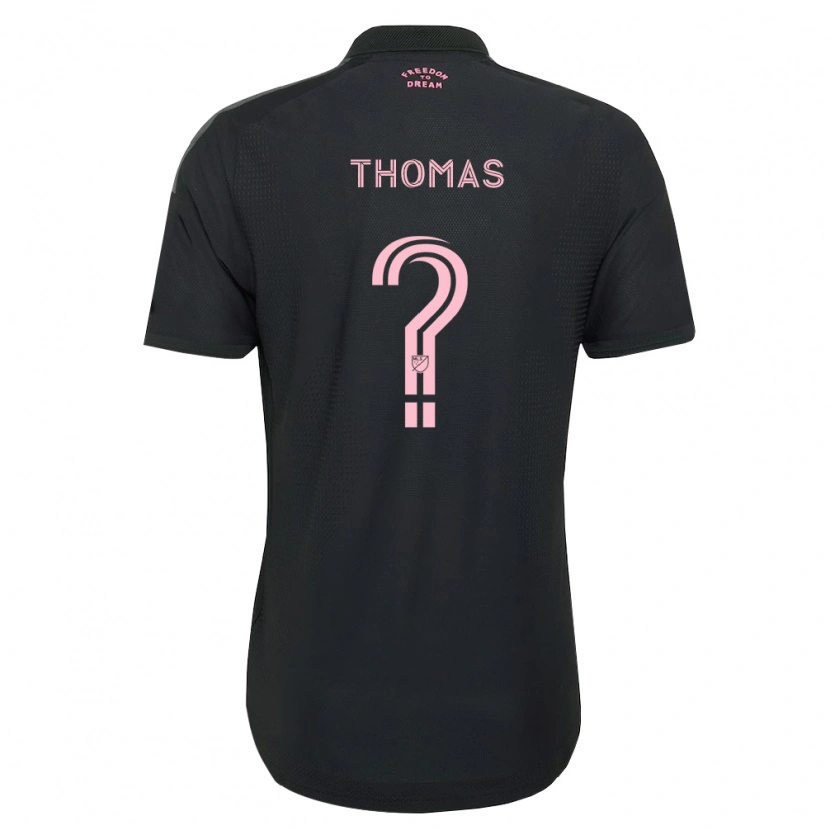 Danxen Criança Camisola Kobi Thomas #0 Rosa Preto Branco Alternativa 2026/27 Camisa Brasil