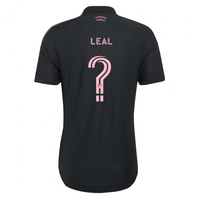 Danxen Criança Camisola Gabriel Leal #0 Rosa Preto Branco Alternativa 2026/27 Camisa Brasil