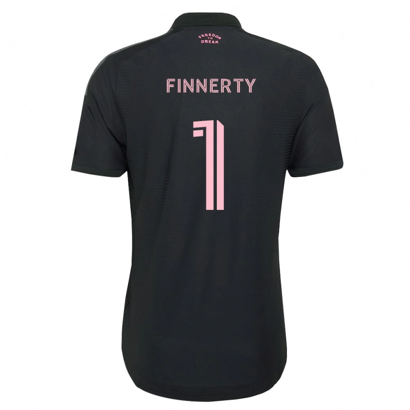 Danxen Criança Camisola Owen Finnerty #1 Rosa Preto Branco Alternativa 2026/27 Camisa Brasil