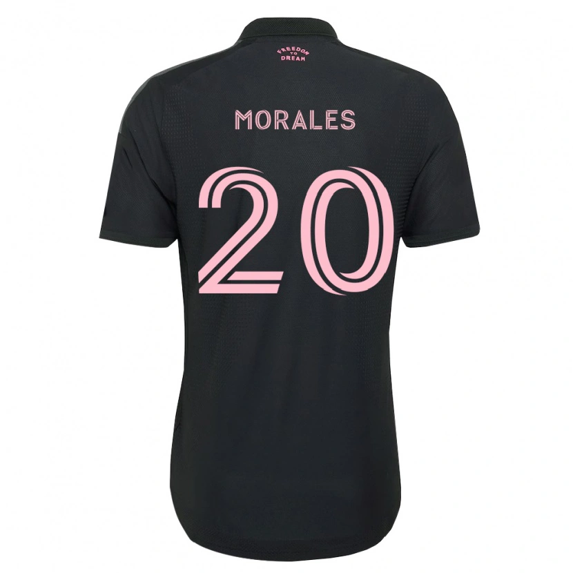 Danxen Criança Camisola Santi Morales #20 Rosa Preto Branco Alternativa 2026/27 Camisa Brasil