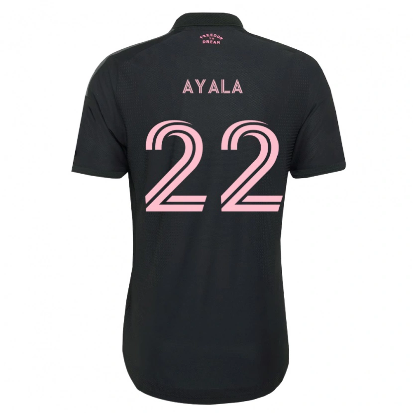 Danxen Criança Camisola David Ayala #22 Rosa Preto Branco Alternativa 2026/27 Camisa Brasil