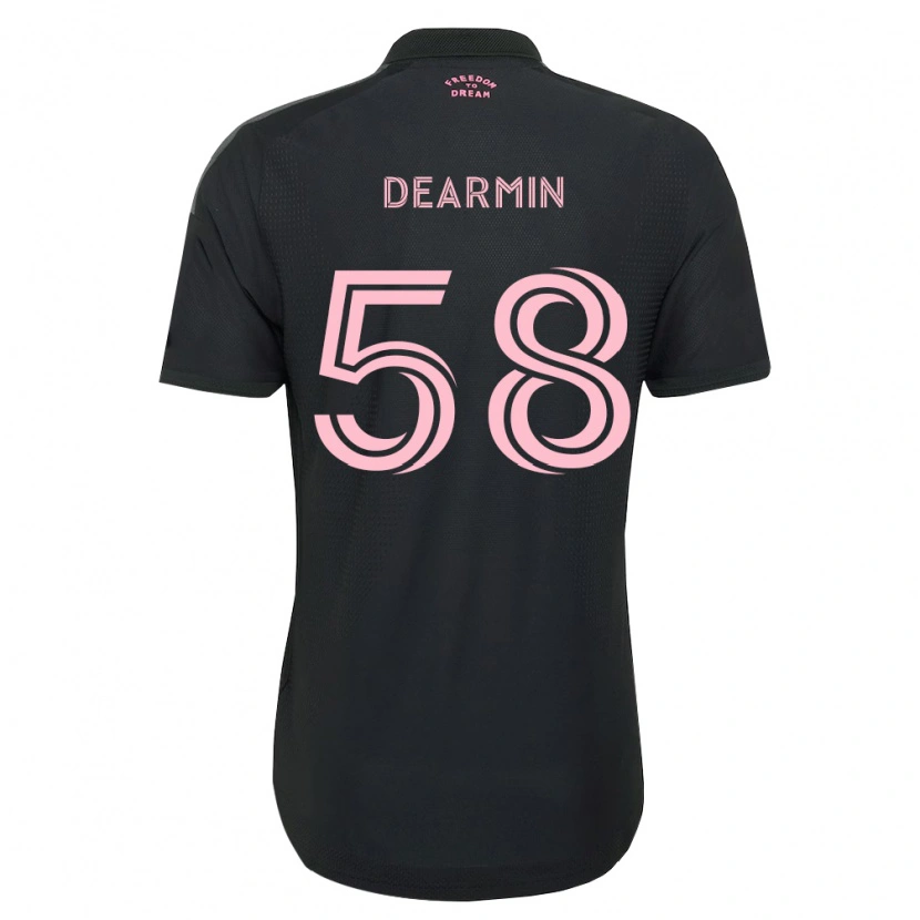 Danxen Criança Camisola Nash Dearmin #58 Rosa Preto Branco Alternativa 2026/27 Camisa Brasil