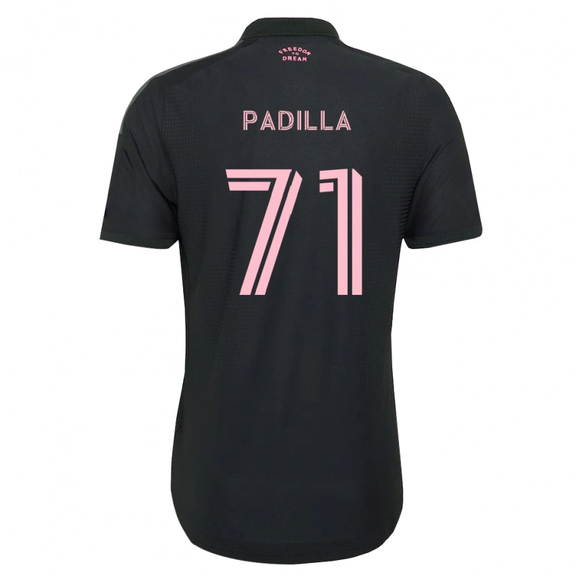 Danxen Criança Camisola Alexander Padilla #71 Rosa Preto Branco Alternativa 2026/27 Camisa Brasil