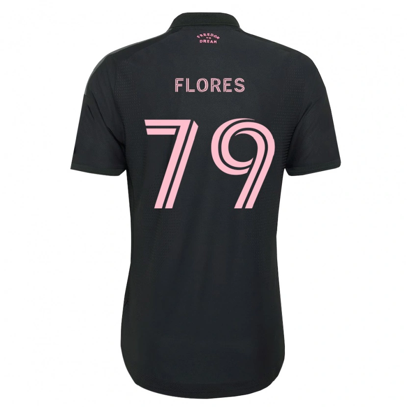 Danxen Criança Camisola Alejandro Flores #79 Rosa Preto Branco Alternativa 2026/27 Camisa Brasil