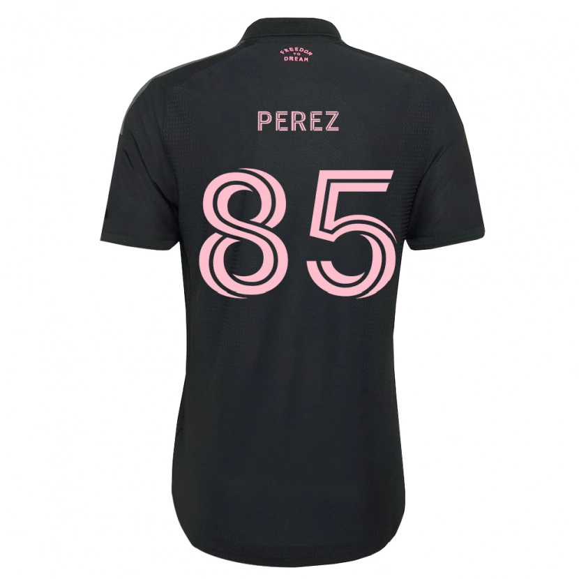 Danxen Criança Camisola Matthew Perez #85 Rosa Preto Branco Alternativa 2026/27 Camisa Brasil