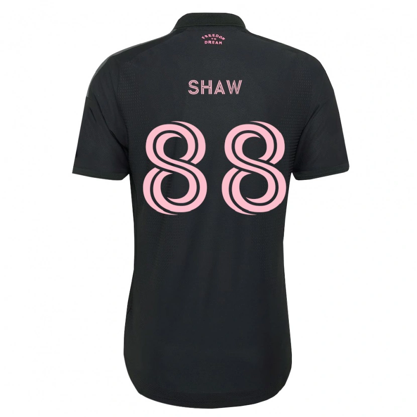 Danxen Criança Camisola Alexander Shaw #88 Rosa Preto Branco Alternativa 2026/27 Camisa Brasil