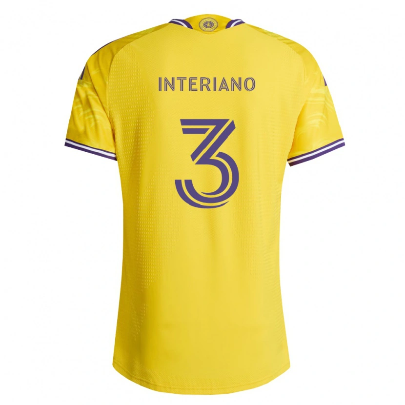 Danxen Criança Camisola Jordan Interiano #3 Roxo Amarelo Alternativa 2026/27 Camisa Brasil