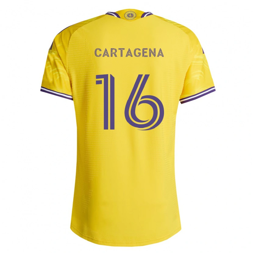 Danxen Criança Camisola Wilder Cartagena #16 Roxo Amarelo Alternativa 2026/27 Camisa Brasil