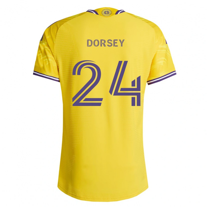 Danxen Criança Camisola Griffin Dorsey #24 Roxo Amarelo Alternativa 2026/27 Camisa Brasil