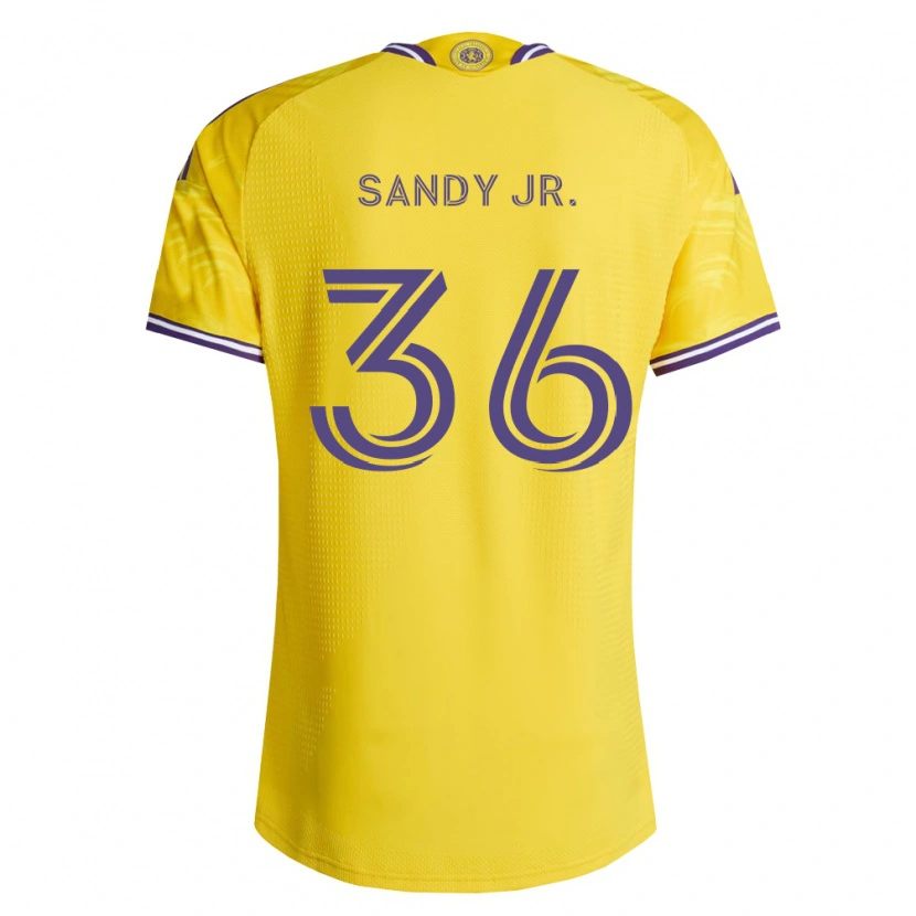 Danxen Criança Camisola Titus Sandy Jr. #36 Roxo Amarelo Alternativa 2026/27 Camisa Brasil