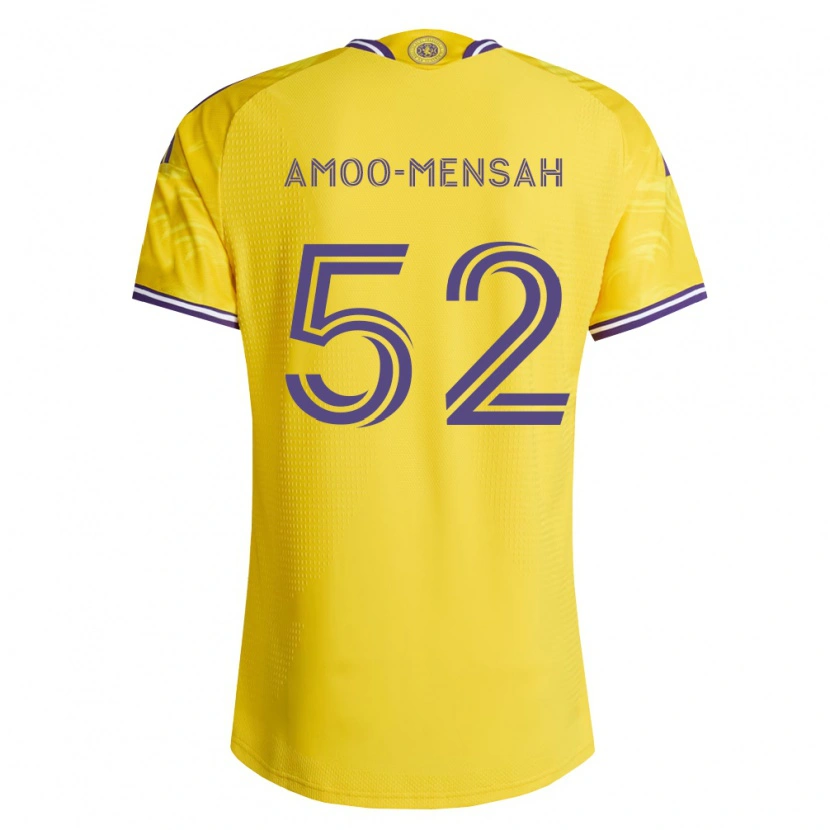 Danxen Criança Camisola Parker Amoo-Mensah #52 Roxo Amarelo Alternativa 2026/27 Camisa Brasil
