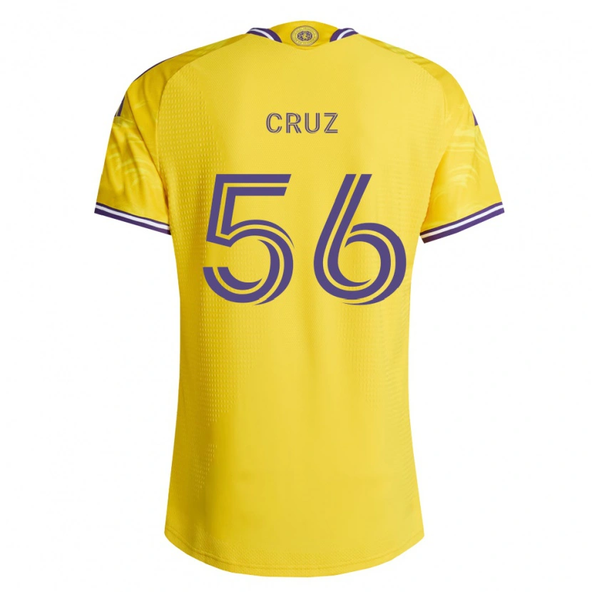 Danxen Criança Camisola Pedro Cruz #56 Roxo Amarelo Alternativa 2026/27 Camisa Brasil
