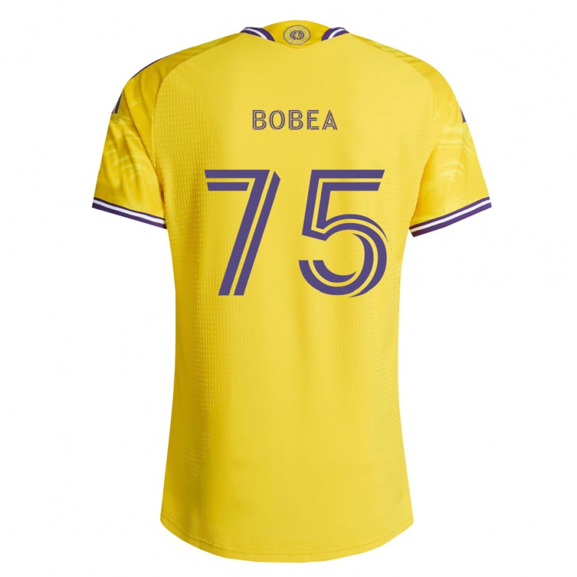 Danxen Criança Camisola Nicolás Bobea #75 Roxo Amarelo Alternativa 2026/27 Camisa Brasil