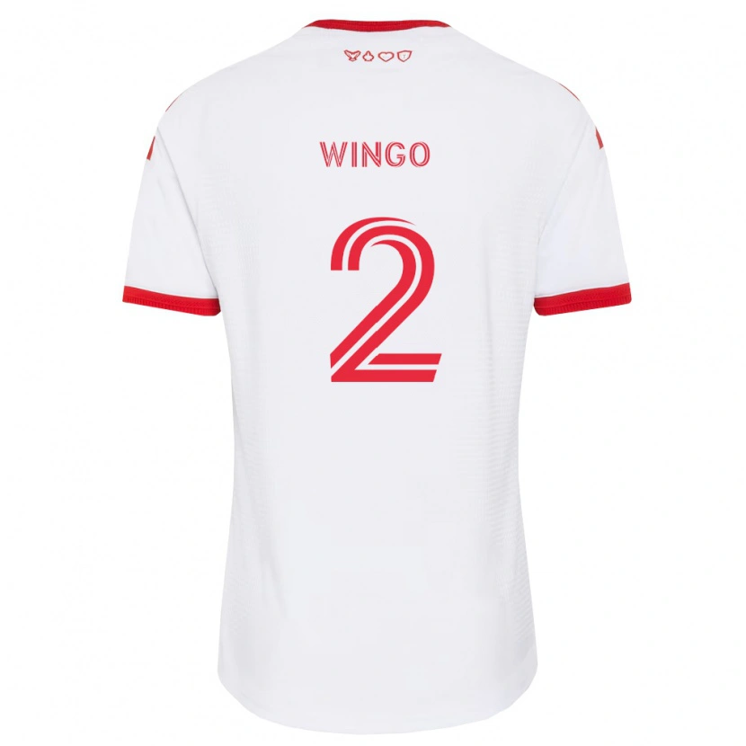 Danxen Criança Camisola Henry Wingo #2 Branco Vermelho Preto Alternativa 2026/27 Camisa Brasil