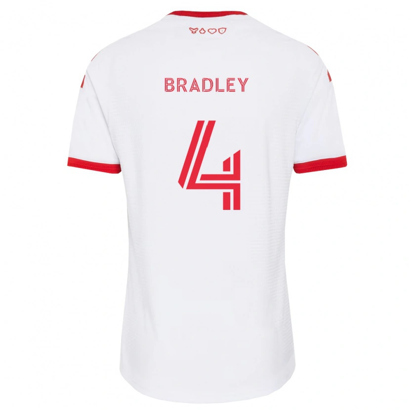 Danxen Criança Camisola Michael Bradley #4 Branco Vermelho Preto Alternativa 2026/27 Camisa Brasil